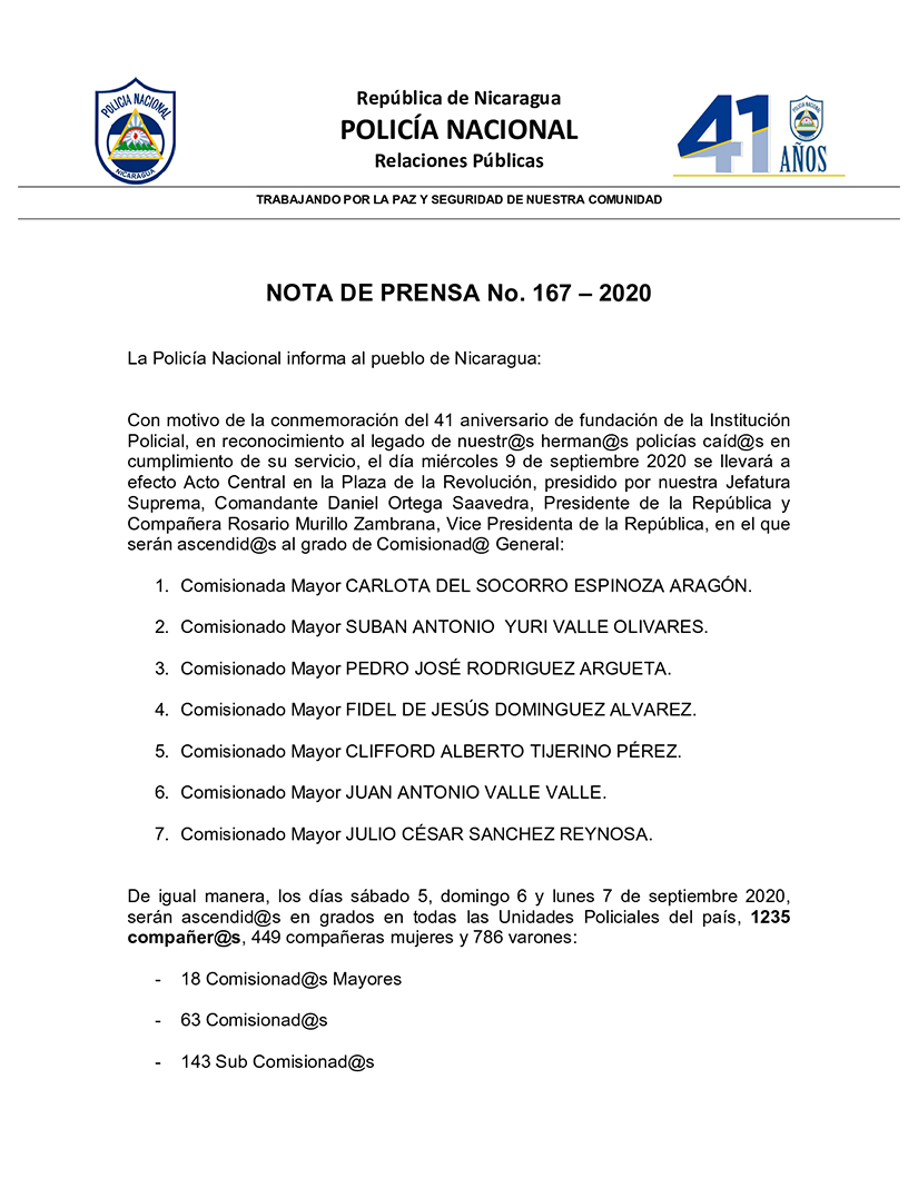 ascensos-policia-nacional-nicaragua
